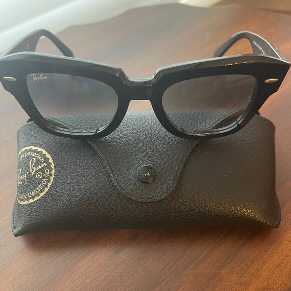 Ray-Ban State Street Sunglasses, Black - RB2186 main image 5